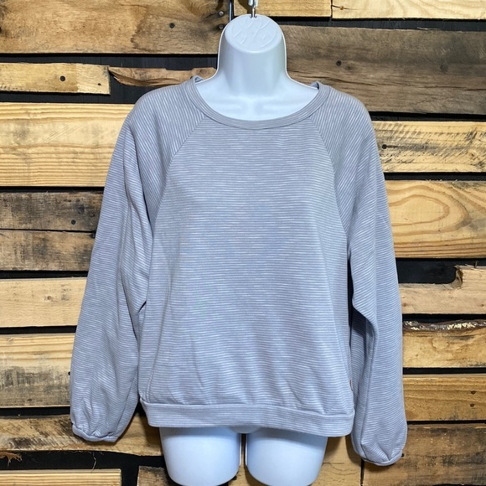 Lucy‎ Activewear Space Dyed Cropped Crewneck Sweatshirt Medium